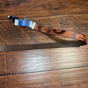 Georgia Bulldog genuine leather belt